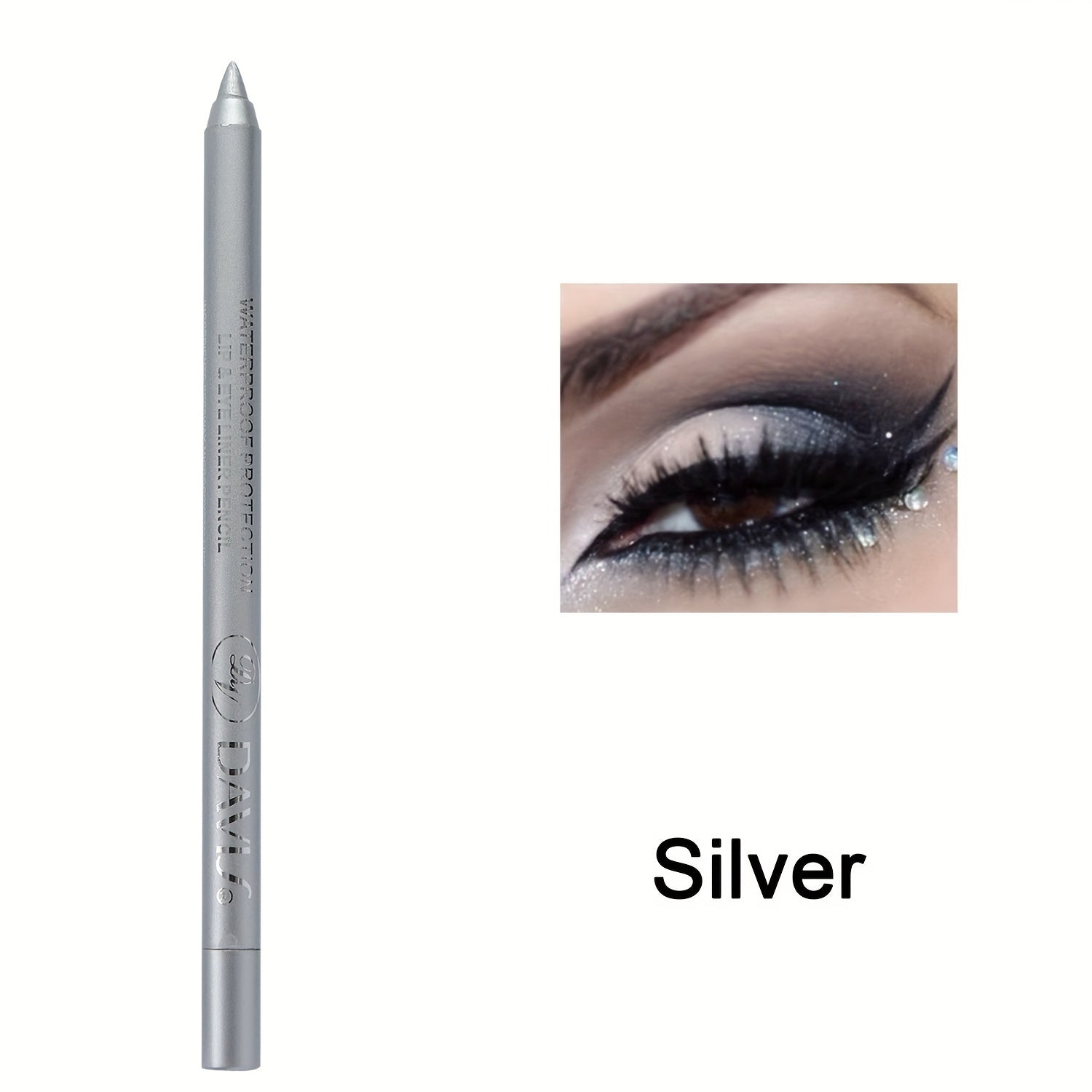 Waterproof Eyeliner Pencil Long-Lasting Bold Eye Makeup in Various Shades