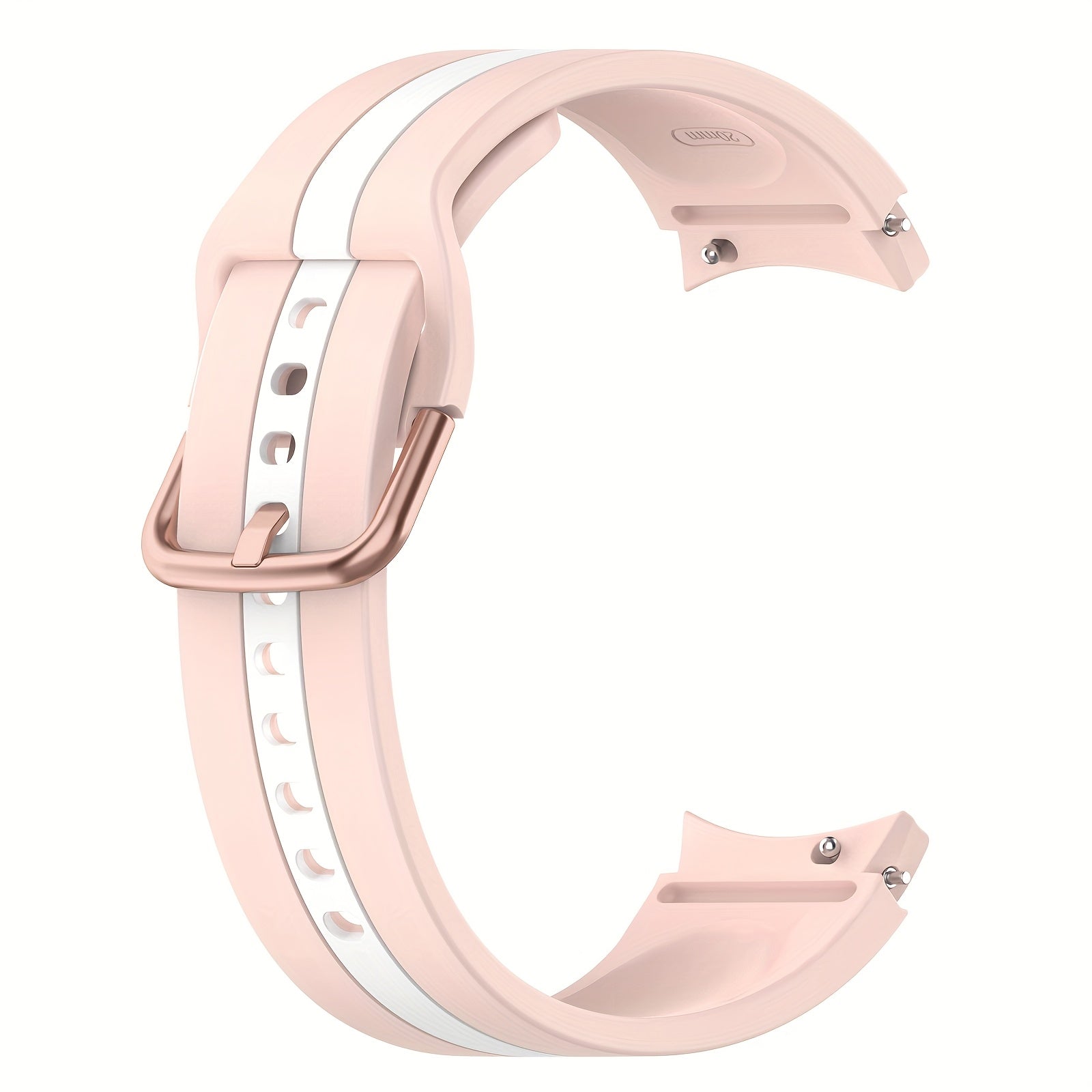 Soft Silicone Sport Watch Band for Men Women Compatible with Samsung Galaxy Watch 4 5 6 7