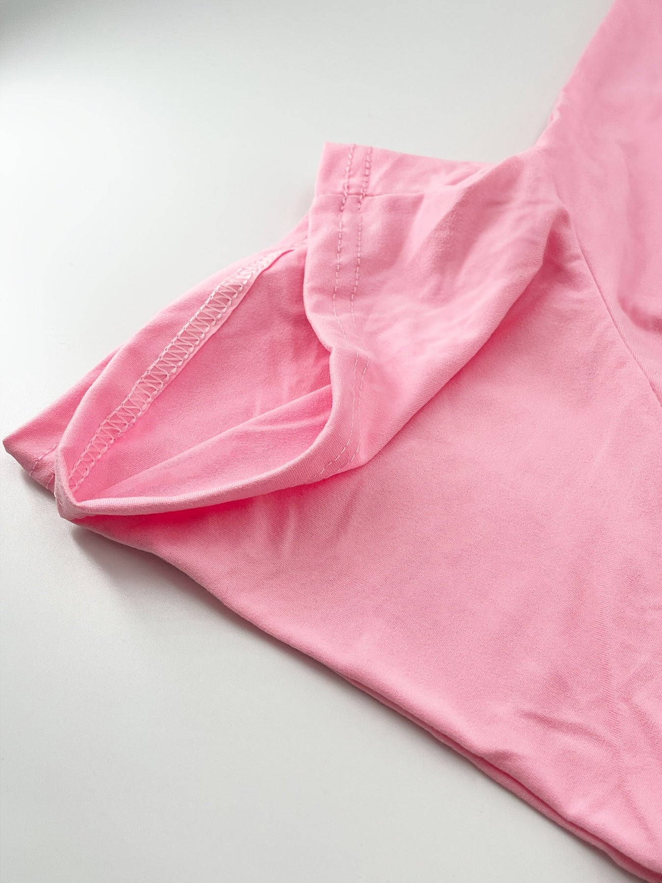 Camisetas de manga corta para mujer talla plus, camisetas de algodón transpirable para verano