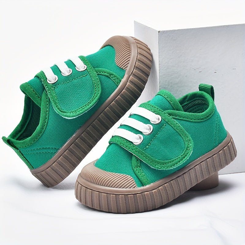 Toddler Canvas Shoes for Indoor Outdoor 1-2 Years Boys Girls Spring Autumn Breathable Fabric