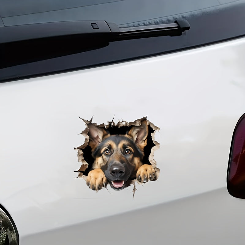 Dog Decal PVC Car Motorcycle Laptop Sticker Durable Pet Design