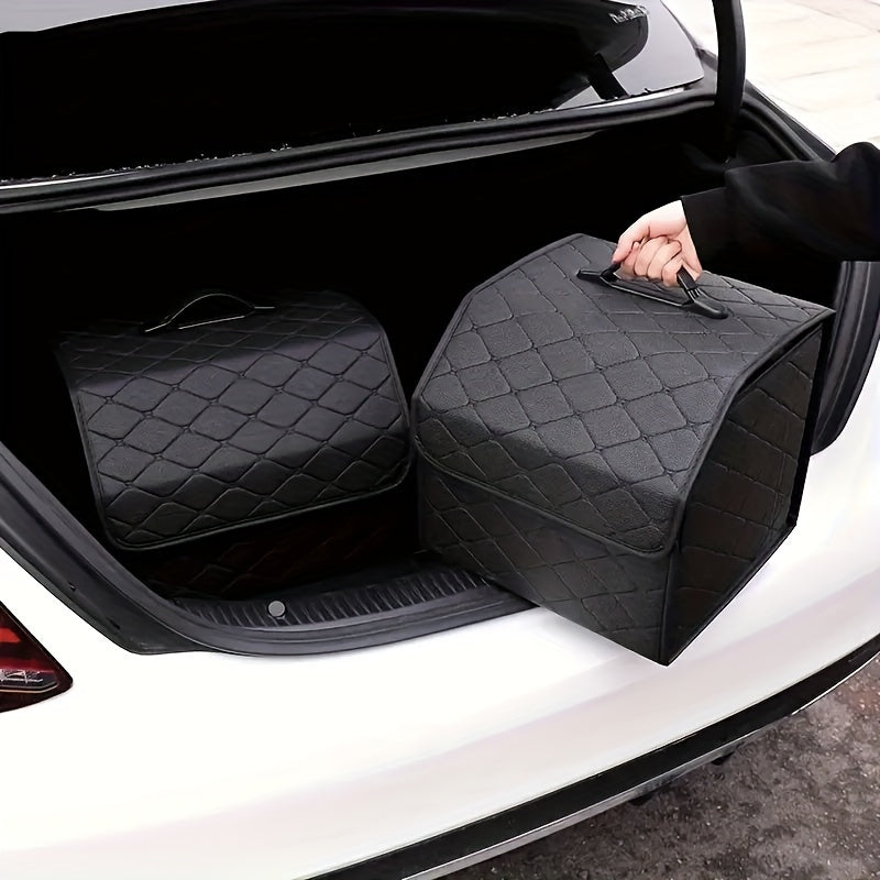 Collapsible Car Trunk Organizer Storage Box for Toys Food and Automotive Accessories
