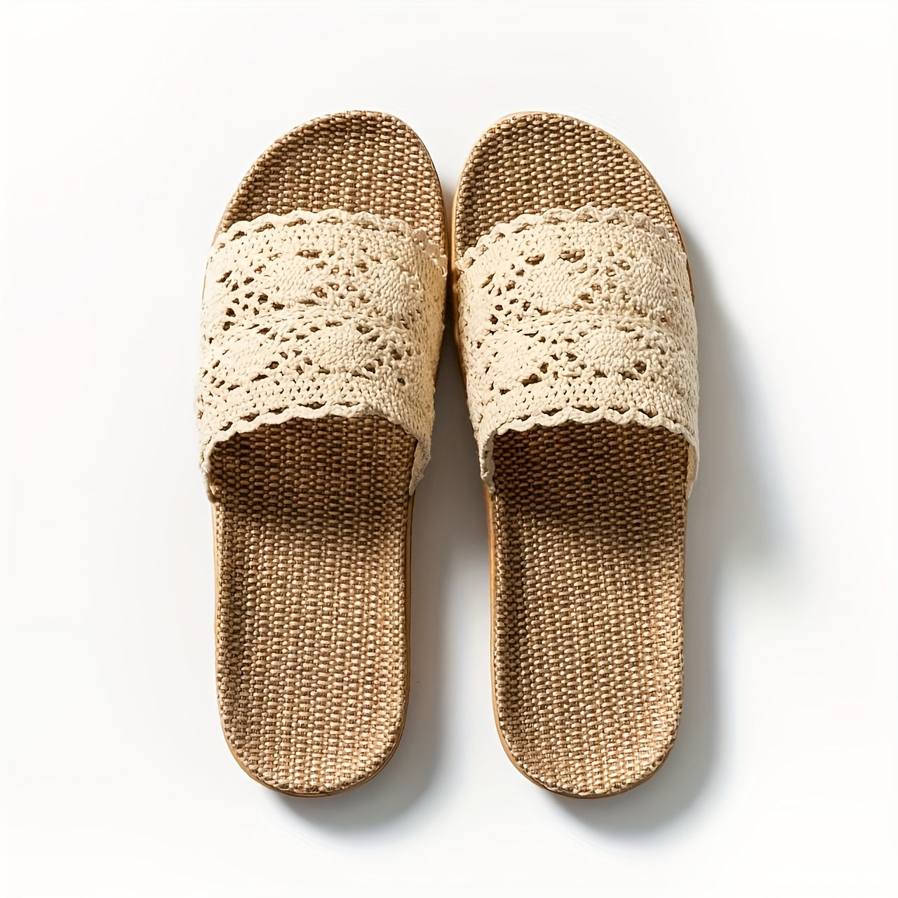 Ayollar uchun tilla bilan bezatilgan nafas oladigan, sirpanishga qarshi, ochiq barmoqli ichki poyabzal, oq, bej va qora