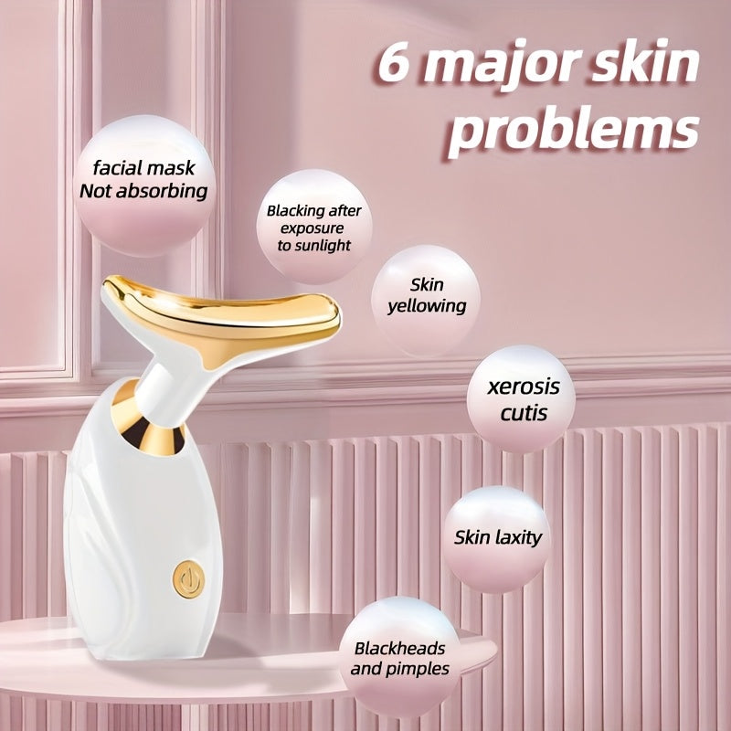 Portable Electric Facial Massager for Women High-Frequency Vibration Ergonomic Design