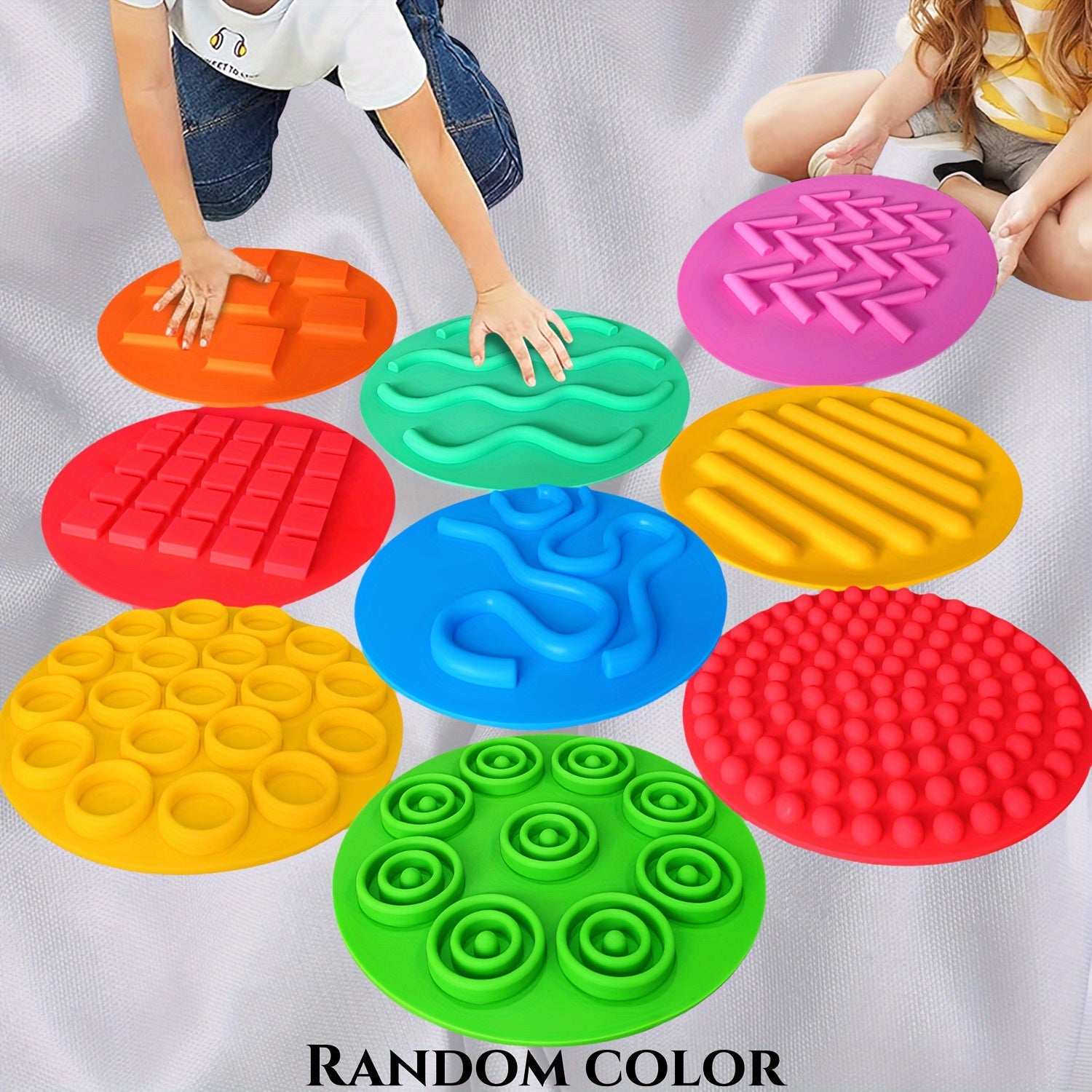 Waterproof Silicone Floor Mat for Children Autism Sensory Play and Learning