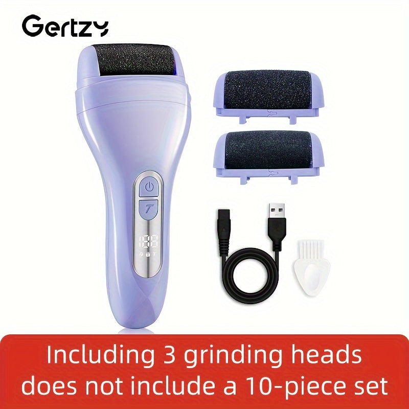 USB zaryadlash, raqamli ko'rsatkich, avtomatik quritish funksiyasi bilan elektr oyoq maydalagichi. Qalpoqlarni olib tashlash uchun portativ pedikur asbobi, professional oyoq parvarishi uchun ideal sovg'a.