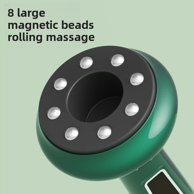 Adjustable 12-Level Digital Body Massage Device with USB Charging and Lithium Battery