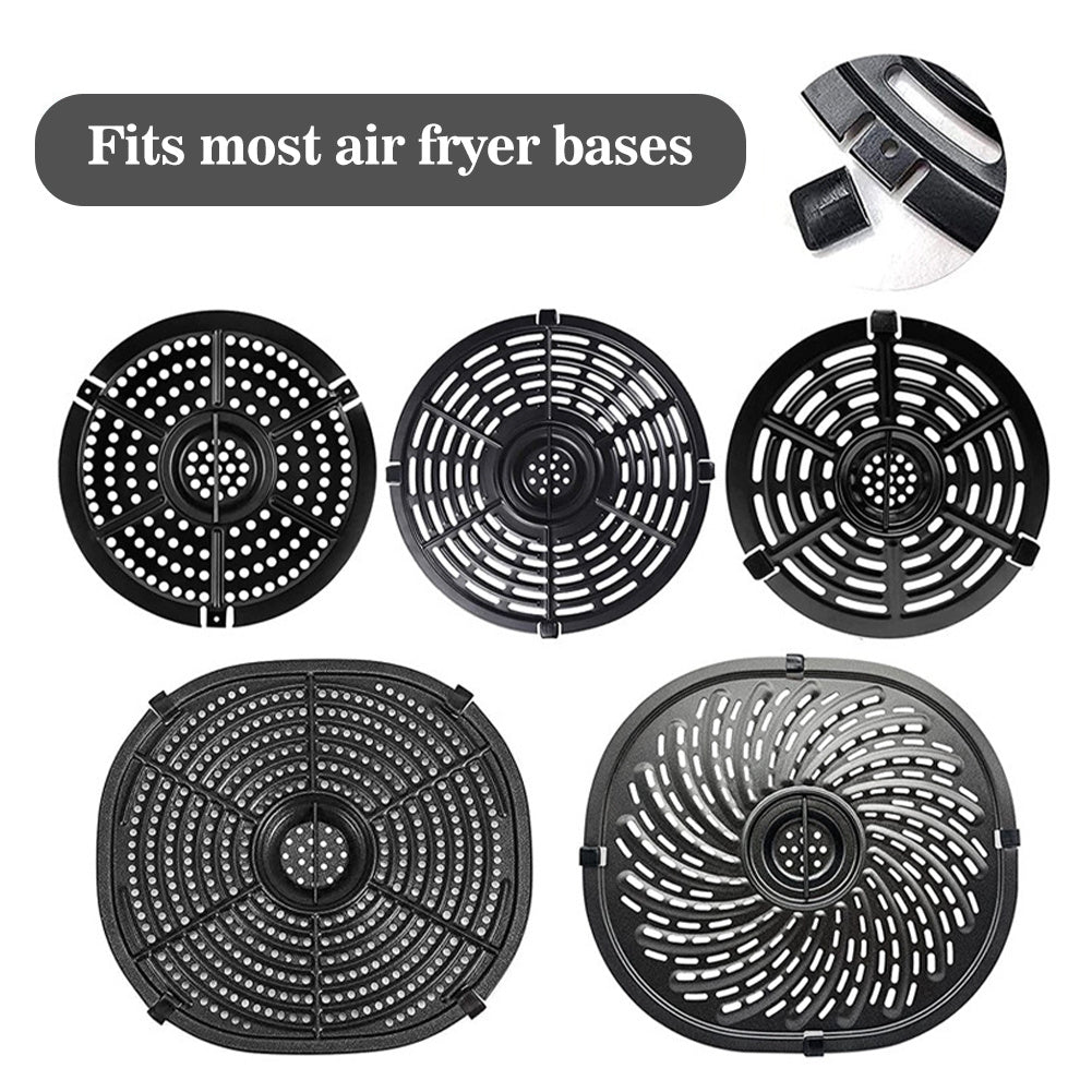 Air Fryer Replacement Parts Set Includes Rubber Bumper Accessories and Grill Pan