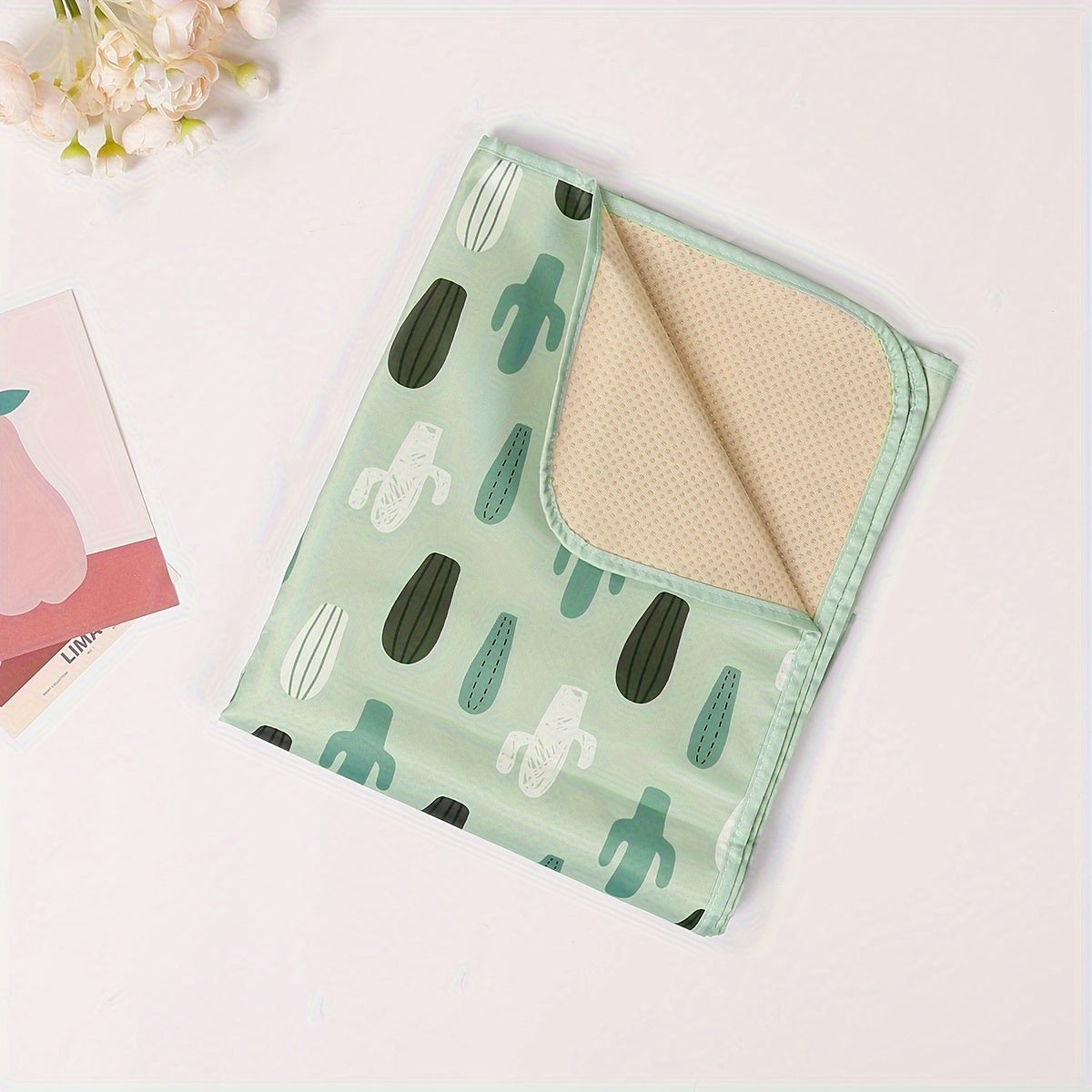 Foldable Baby Play Mat Non-Slip Polyester for Crawling and Tummy Time 0-3 Years