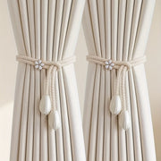 Contemporary Adjustable Curtain Straps with Rope Buckles for Easy Storage