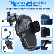 Soporte universal para teléfono de coche con brazo oscilante para compatibilidad con rejillas de ventilación