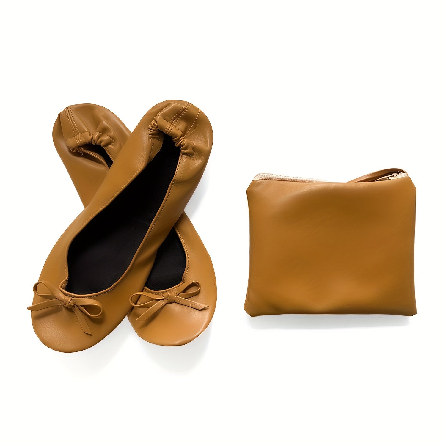 Women's Folding Indoor Dance Shoes Flat Slippers for Weddings