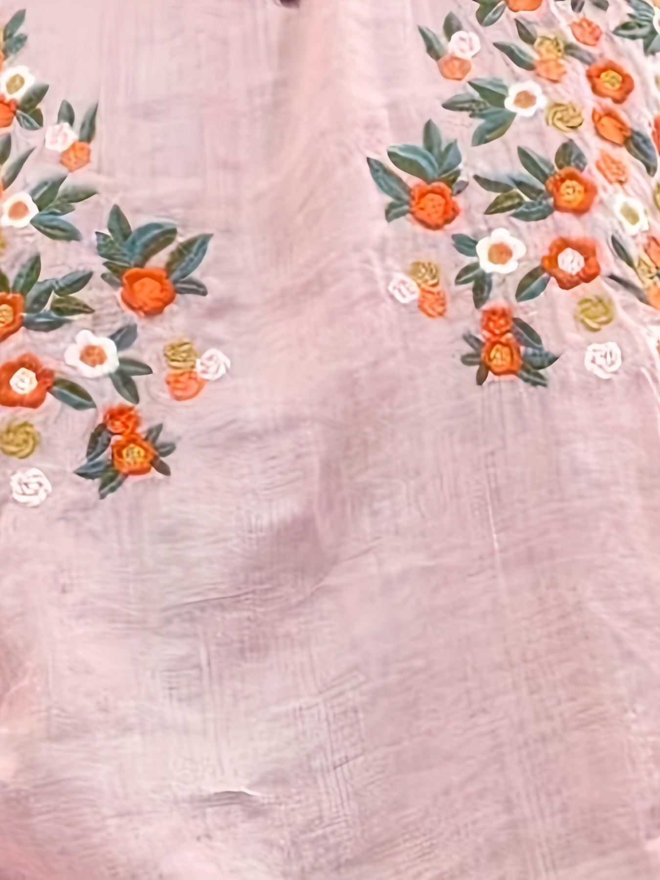 Plus Size Ladies Summer Blouse Elegant Comfortable Floral Plus Size Blouse