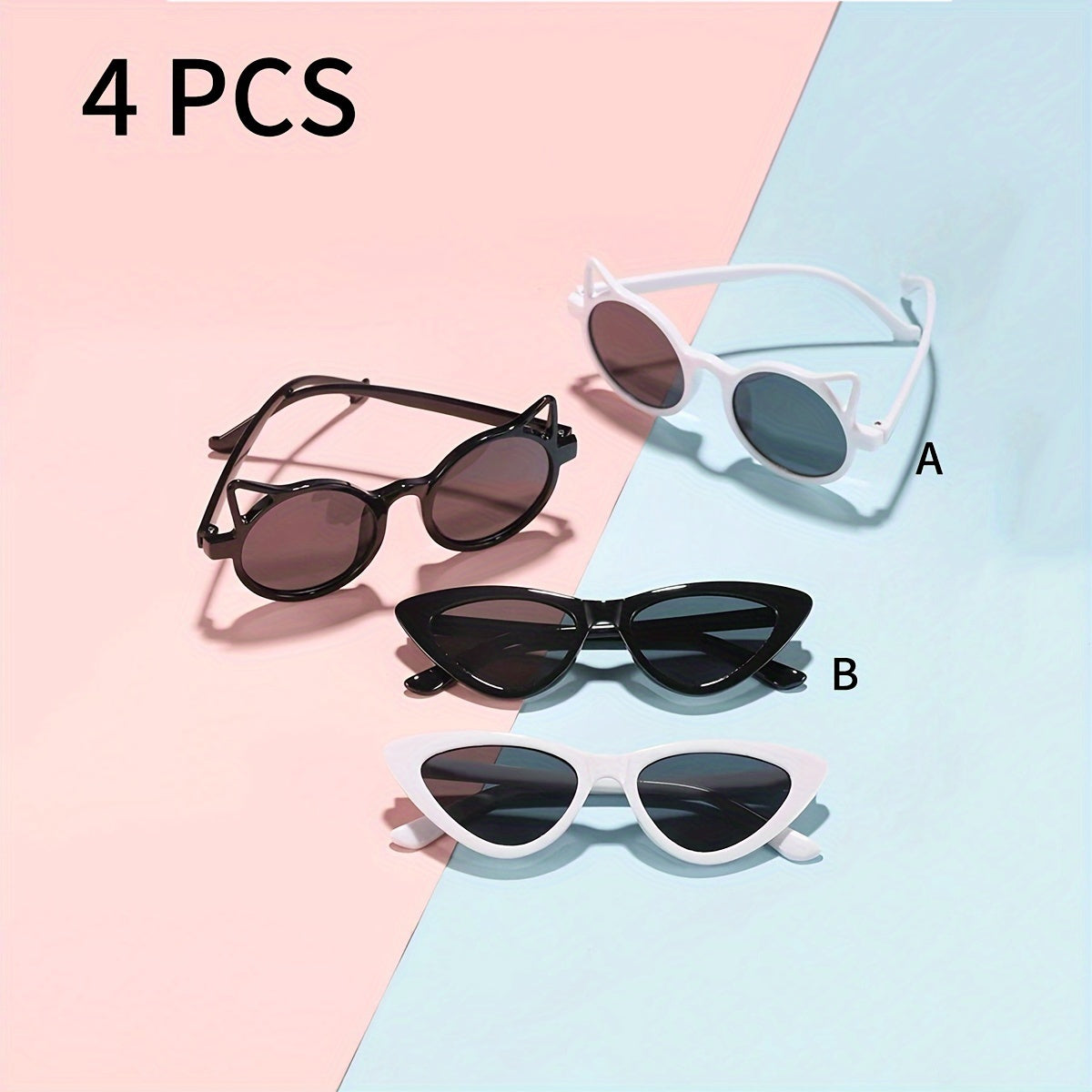 Kids Kids Decorative Glasses Round PC Frame for Boys and Girls Ages 3-14