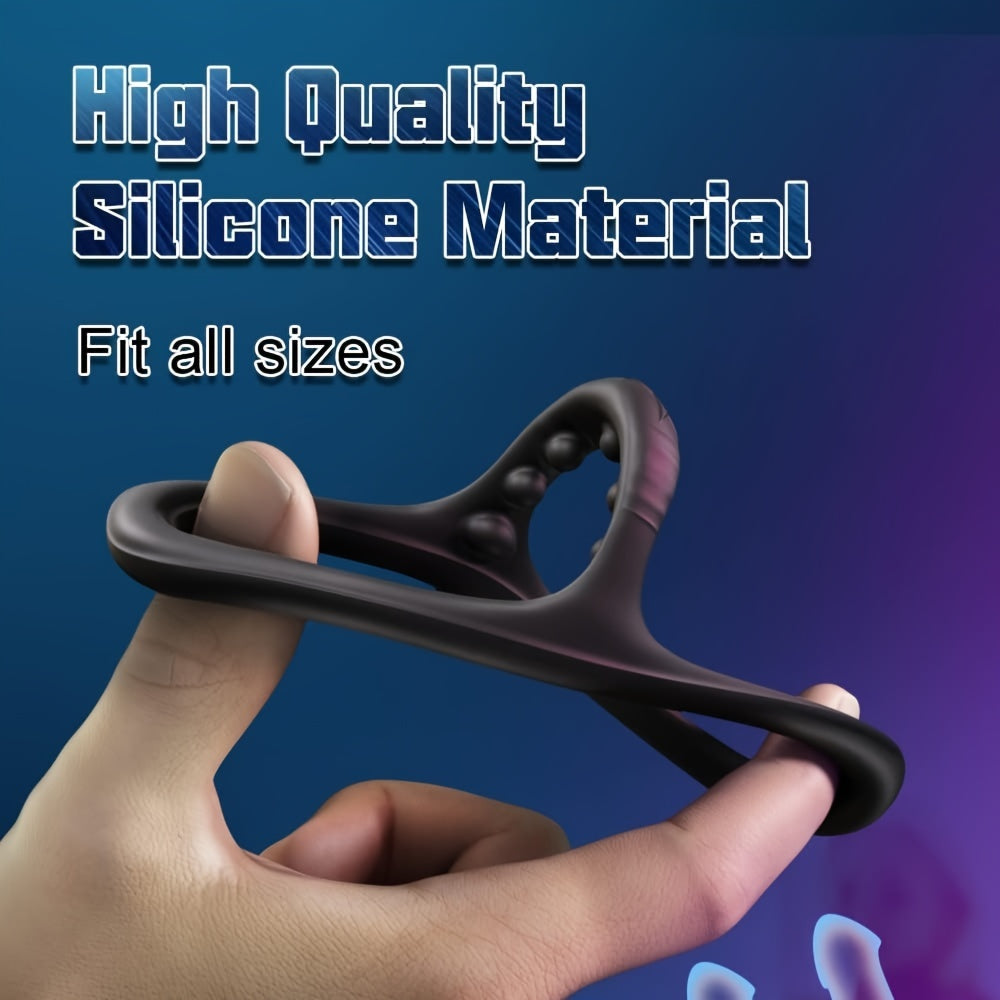 Men Silikon Penis Halqasi Qayta ishlatiladigan Semen Cock Cheklovi Sperma Yopqichi
