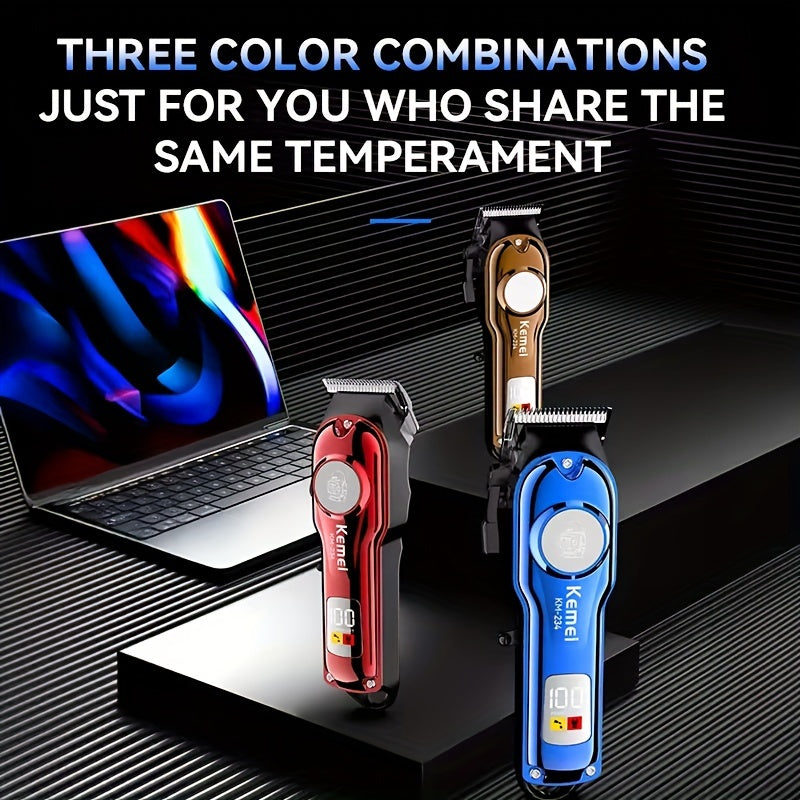 Профессиональные машинки для стрижки Kemei KM-234 с USB-зарядкой, напряжением 36V, перезаряжаемой литий-ионной батареей 900мАч