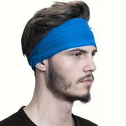 Men's Sports Sweat-Absorbent Headband Set of 5 for Running Fitness Yoga