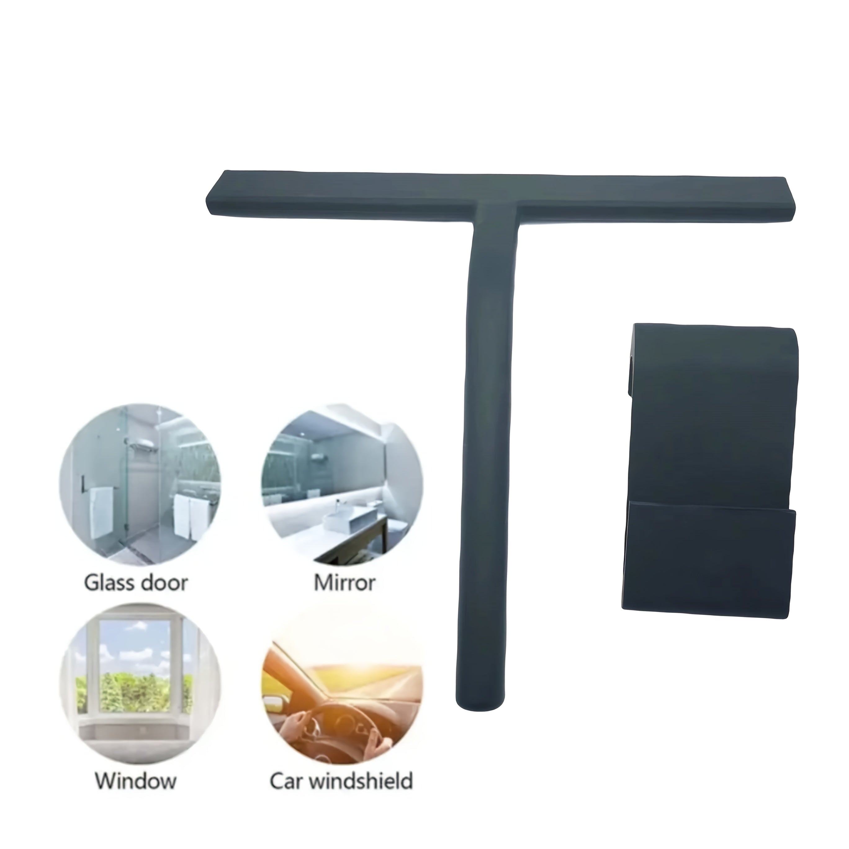 Yuqori sifatli silikon dush squeegee, mustahkam temir turli - hammom oynalari, shisha va avtomobil oynalarini tozalash uchun ideal - uy va ofis uchun ko'p maqsadli tozalash asbobi, hammomni parvarish qilish uchun mukammal