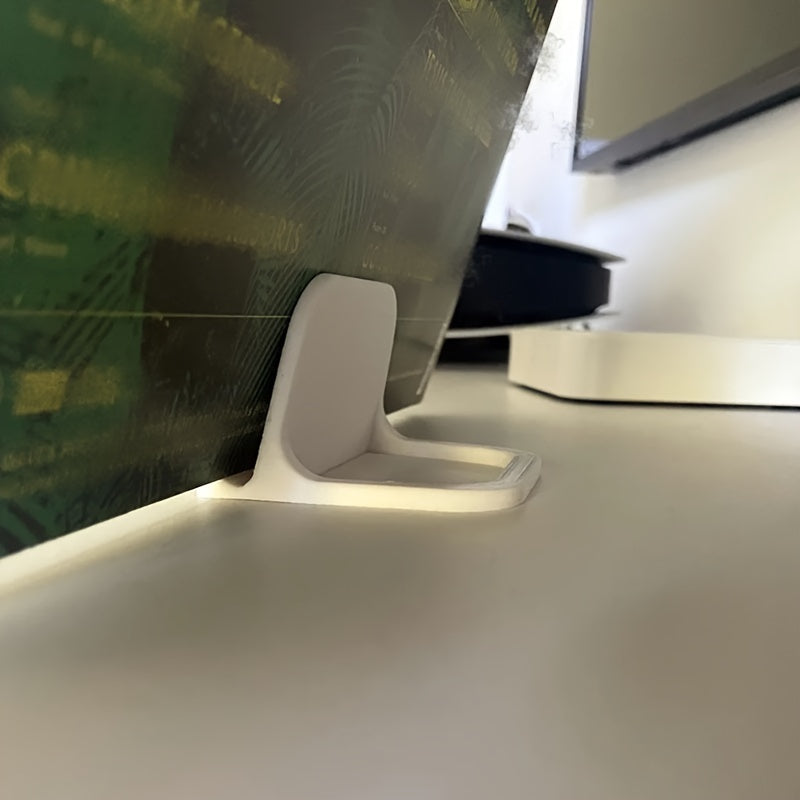 Contemporary Plastic Vinyl Record Holder Tabletop Display Stand for Home Audio