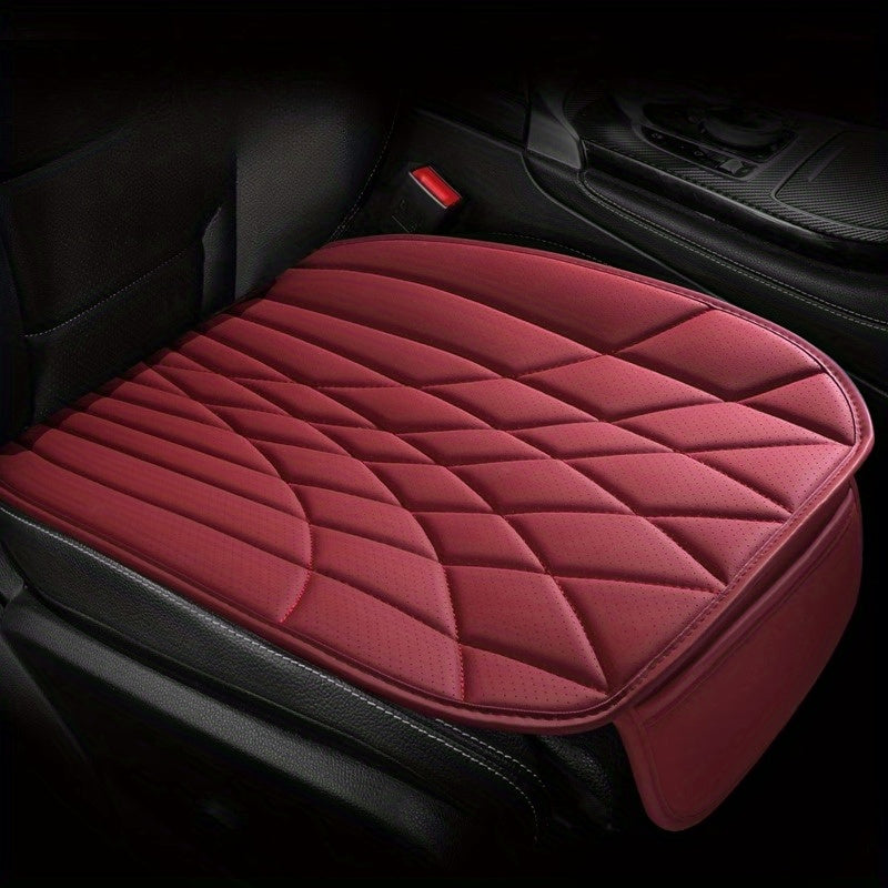 2 Pack Leather Car Seat Cushions Universal Fit All-Season Front Seat Covers