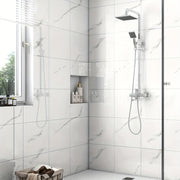 Self-Adhesive Waterproof Marble Tile Wall Stickers for Kitchen Bathroom Set of 10