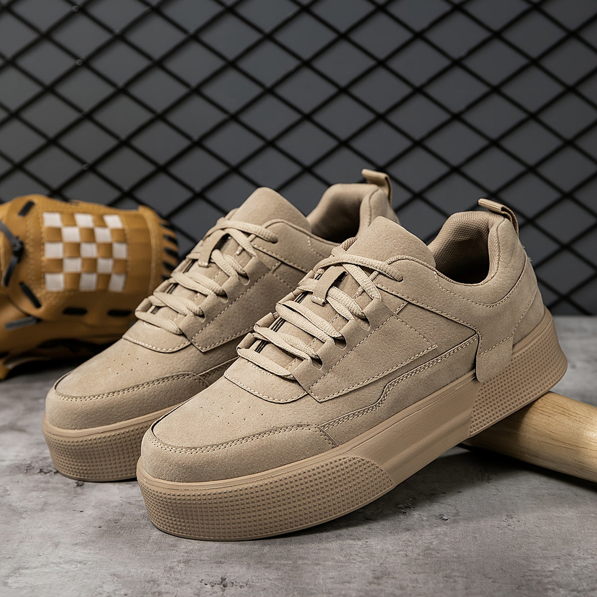 Men's Low-Top Breathable Sneakers for Running Hiking Outdoor Casual Street Style