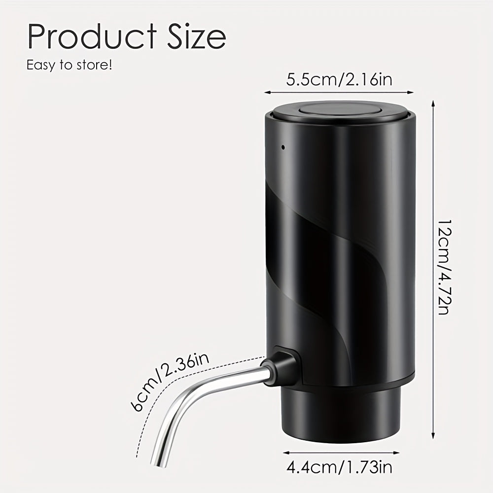 Electric Wine Aerator and Pourer Rechargeable with Quick Aeration and One-Touch Stop