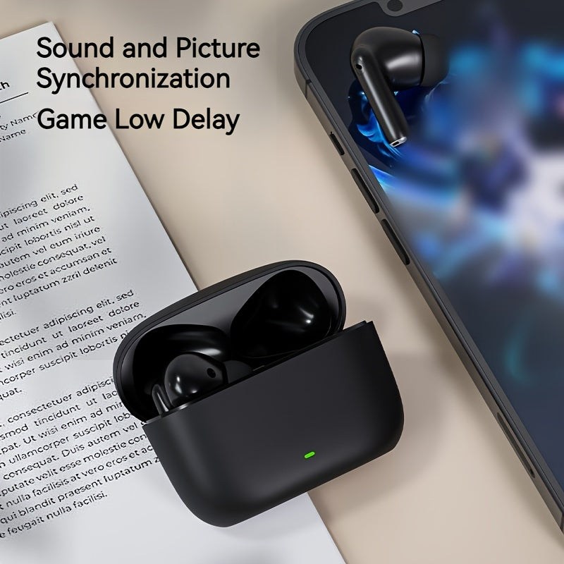 Wireless Earbuds True Wireless Headphones with HIFI Sound Dolby Bass Noise Isolation for Sports and Calls