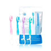 12-Pack Portable Disposable Toothbrushes, 4 Flavors, Multi-Purpose