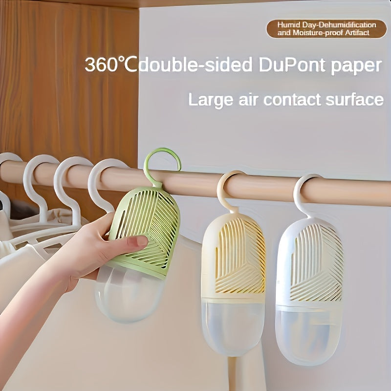 Juego de 3 deshumidificadores colgantes de sílice para armarios y armarios