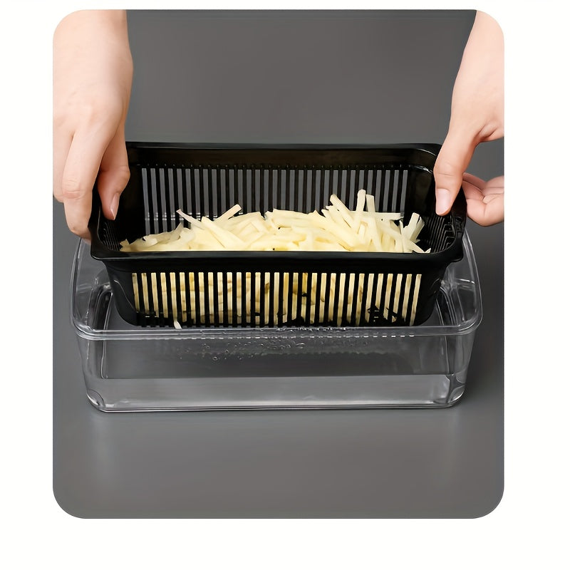 Vegetable Slicer and Cutter, Multi-Use Kitchen Tool for Slicing and Slicing