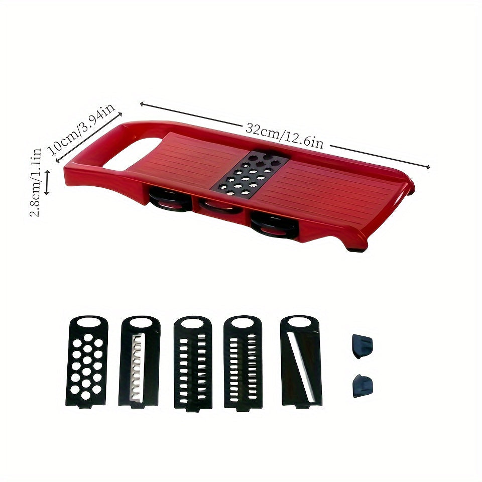 Kitchen Multi-Function Vegetable Cutter Set 6 or 18pcs Includes Grater Dicer Shredder
