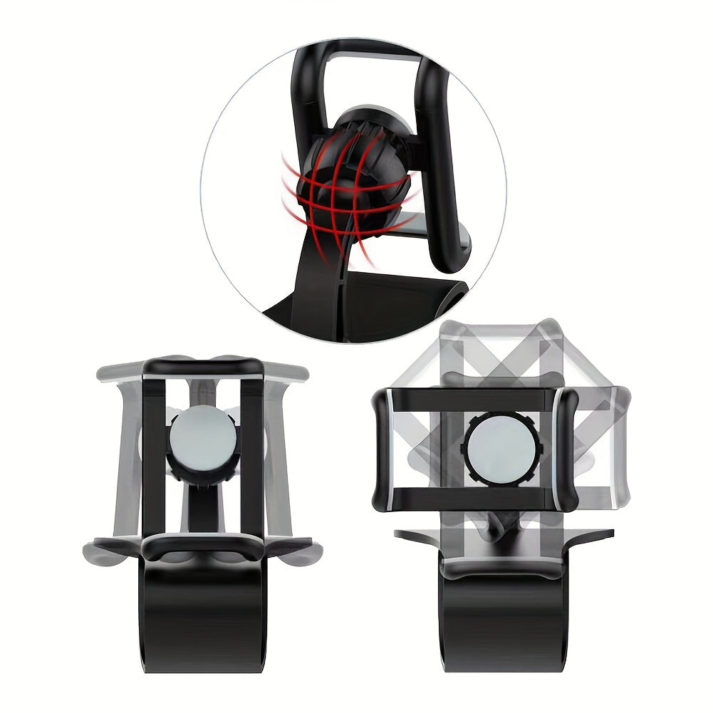 Soporte de teléfono para tablero de coche universal con rotación, de policarbonato, impermeable y fácil de instalar