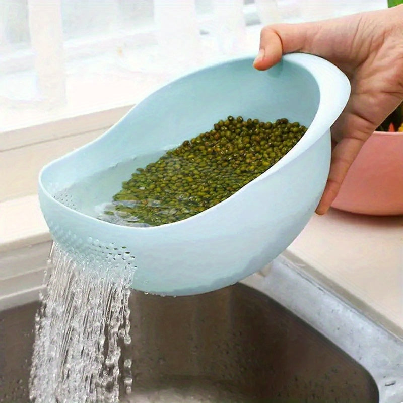 Multifunctional Kitchen Washing Basket Basin for Vegetables Fruits Pasta Rice Strainer