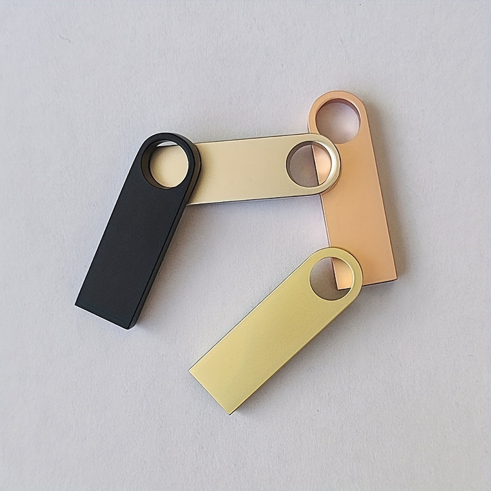 4 Mini Metall USB 2.0 Flesh Drayvlar - Mustahkam, Yuqori Tezlikdagi Ma'lumot O'tkazish Noutbuklar va Avtomobillar Uchun - 128MB