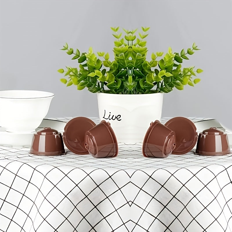 Set of 5 Reusable Coffee Capsules for Nescafe Dolce Gusto Machines Eco-Friendly Refillable Cups