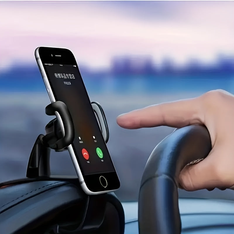 Universal suv o'tkazmaydigan ABS avtomobil telefon uchun tutqich Oval shakli oson o'rnatiladi