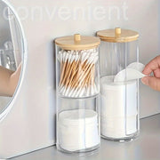 Bamboo Storage Box for Cosmetics and Ornaments with Lid