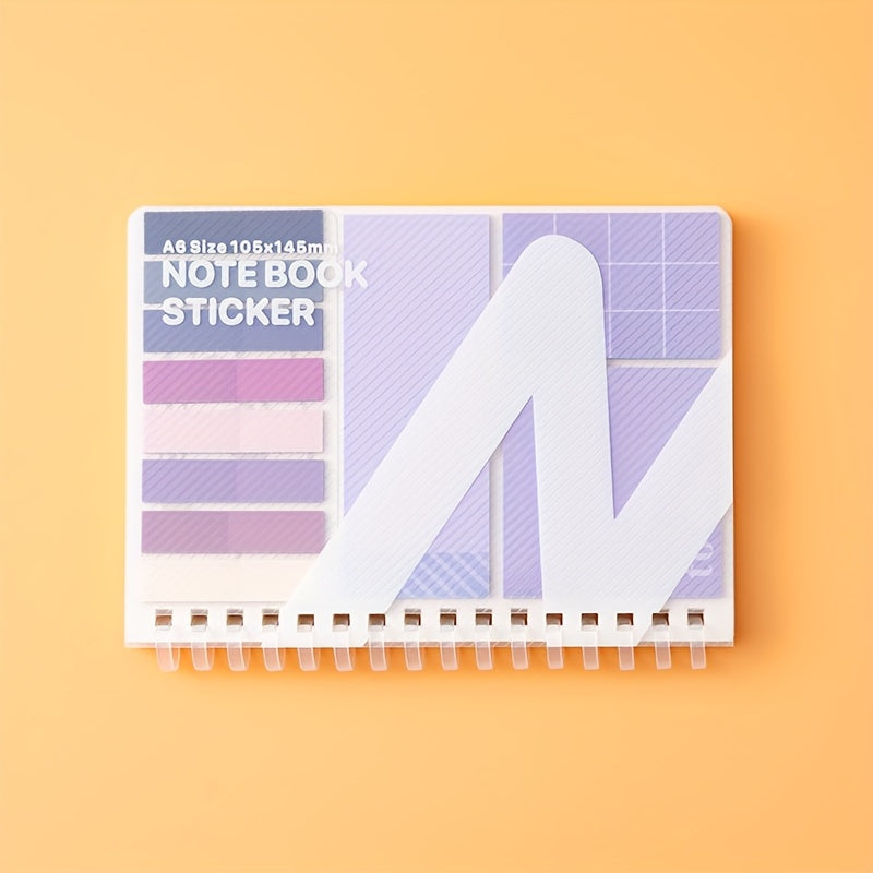 A6 Yumshoq Loop Buckle Notebook sticky notes bilan ofis va o'qish uchun chiroyli dizayn