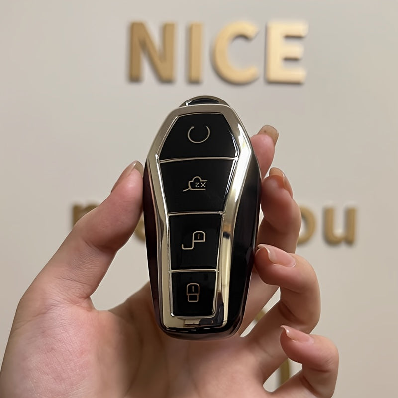 Universal TPU Key Case for Vehicles, Stylish Protective Cover