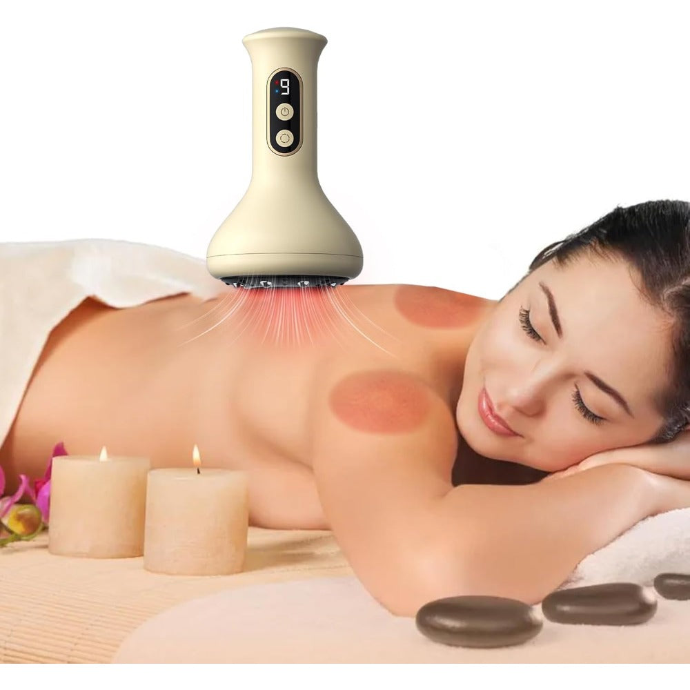 Herramienta de masaje eléctrica con 9 niveles de velocidad, recargable por USB-C, uso personal, regalo