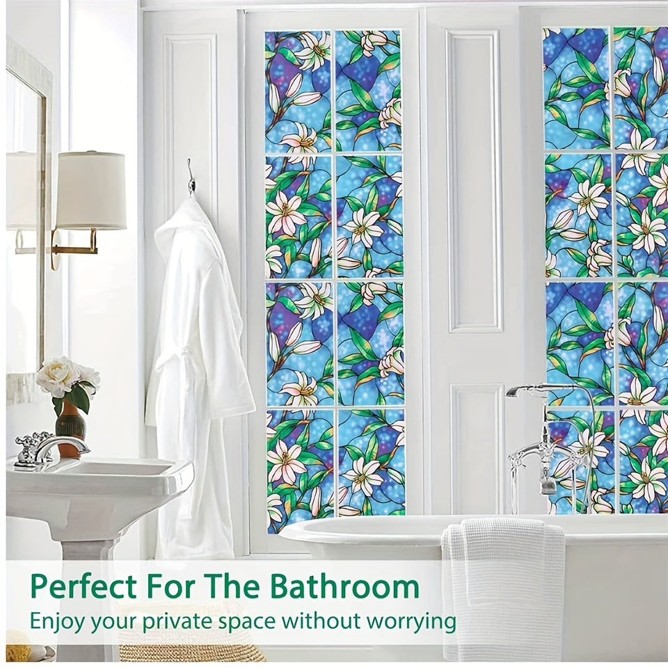 Zamonaviy Orchid oynasi filmi 10mil PVC maxfiylik dekorasi rangli shisha effekti