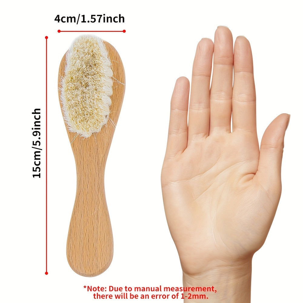 Personalized Wooden Hair Brush with Engraving for Gifts and Keepsakes