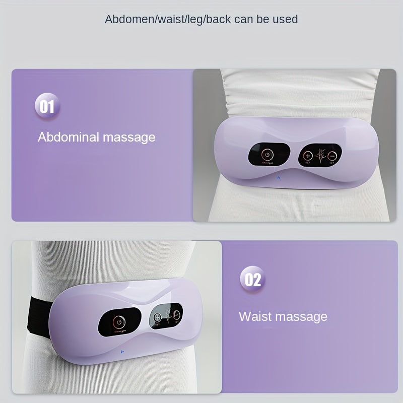 Elektr bel orqa massajatori, qorin, oyoq va orqa uchun sozlanadigan vibratsiya bilan.