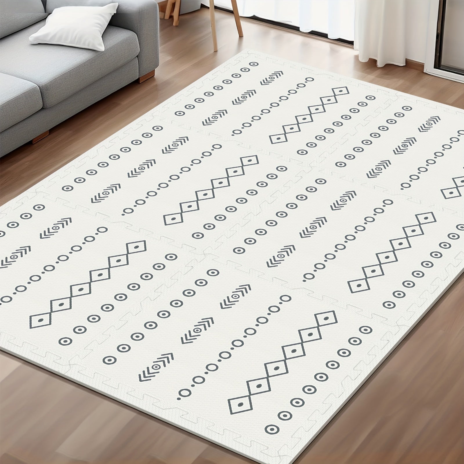 Set of 6 Foam Play Mats 60cm x 60cm Interlocking Indoor Outdoor Child Safe