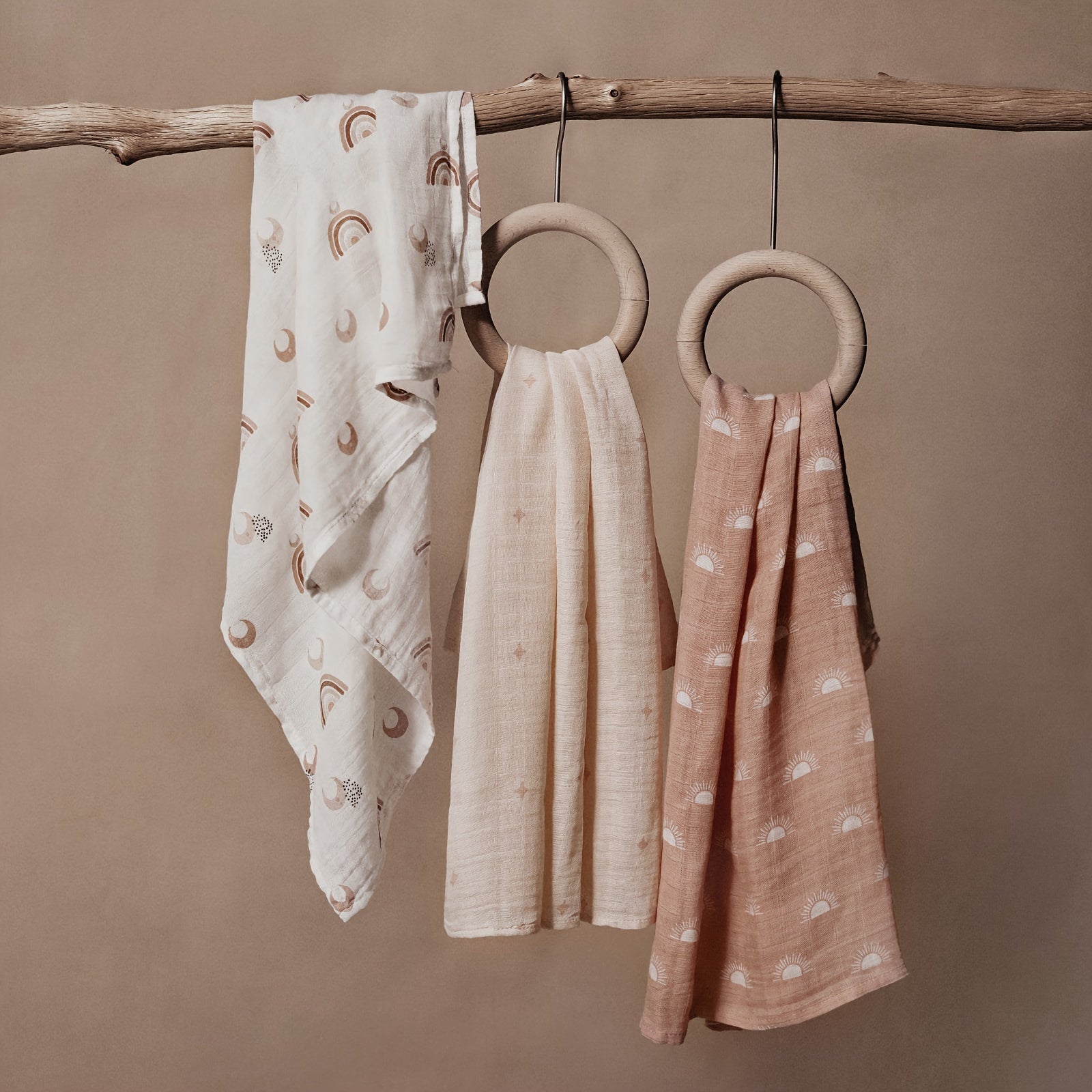 Baby Washcloths Set 6 Pieces Soft Bamboo Fiber for Children 69.85cm Square