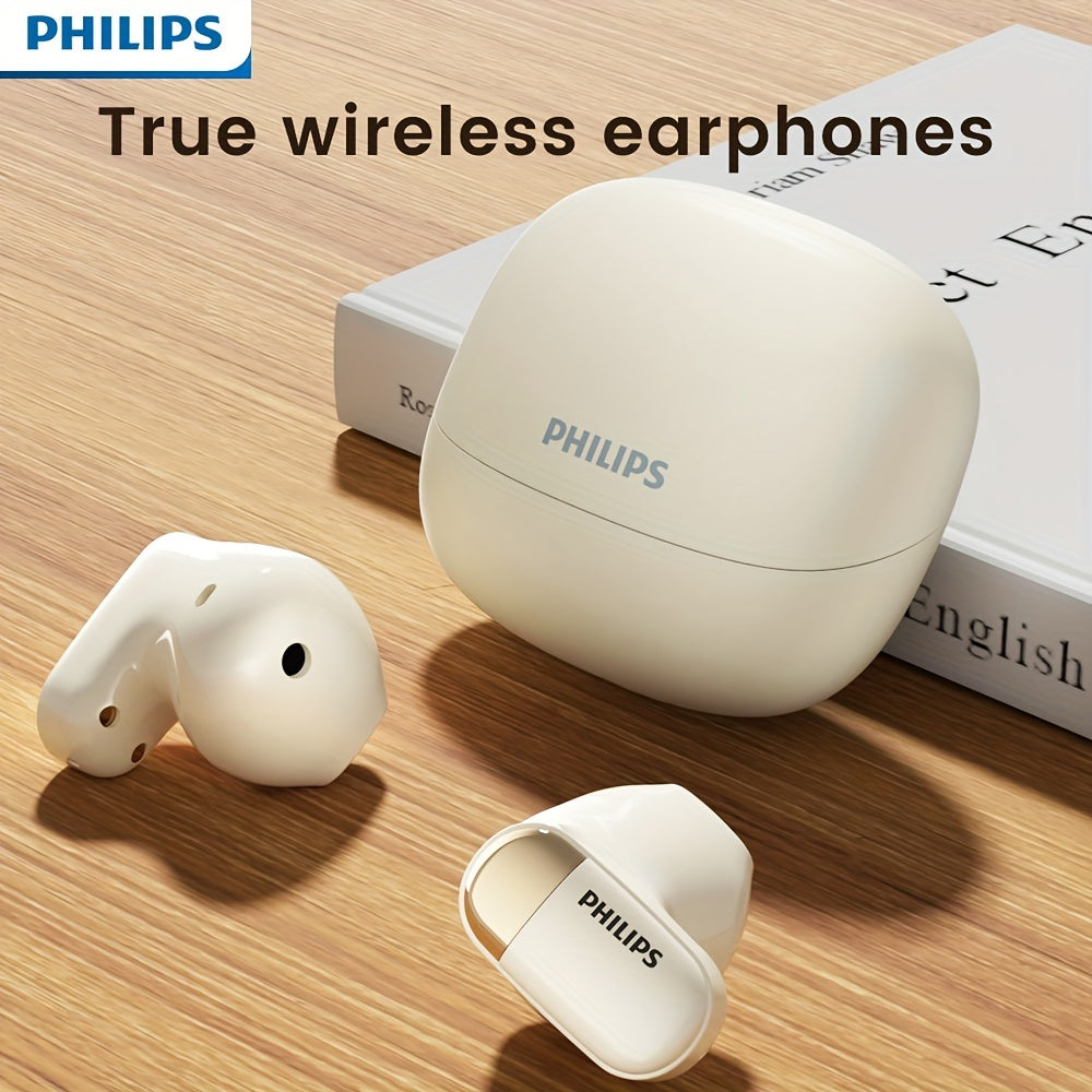 Philips BT5.4 HiFi simsiz quloqchinlar, teginish nazorati, shovqinni bekor qiluvchi ovozli qo'ng'iroq va tez Type-C zaryadlash qutisi bilan. 18 soatlik batareya muddati, iPhone va Android bilan mos keladi. O'yin uchun quloq ichiga joylashadigan.