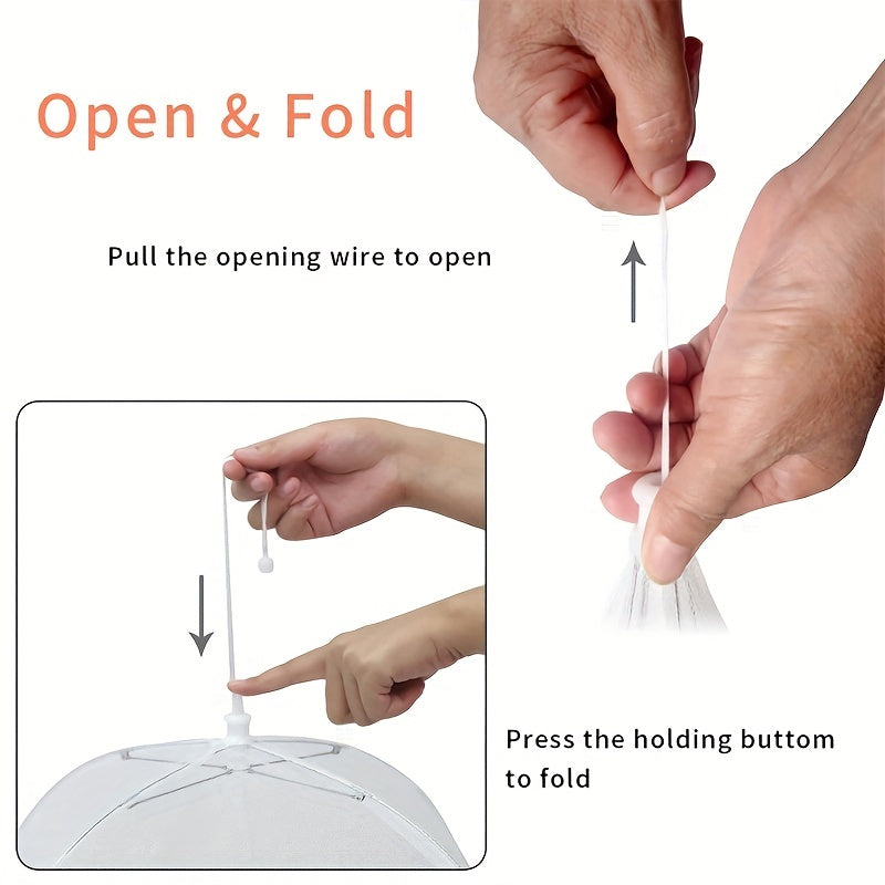 Food Covers Set 43.18 cm Mesh Tent Reusable Foldable for Outdoor Events