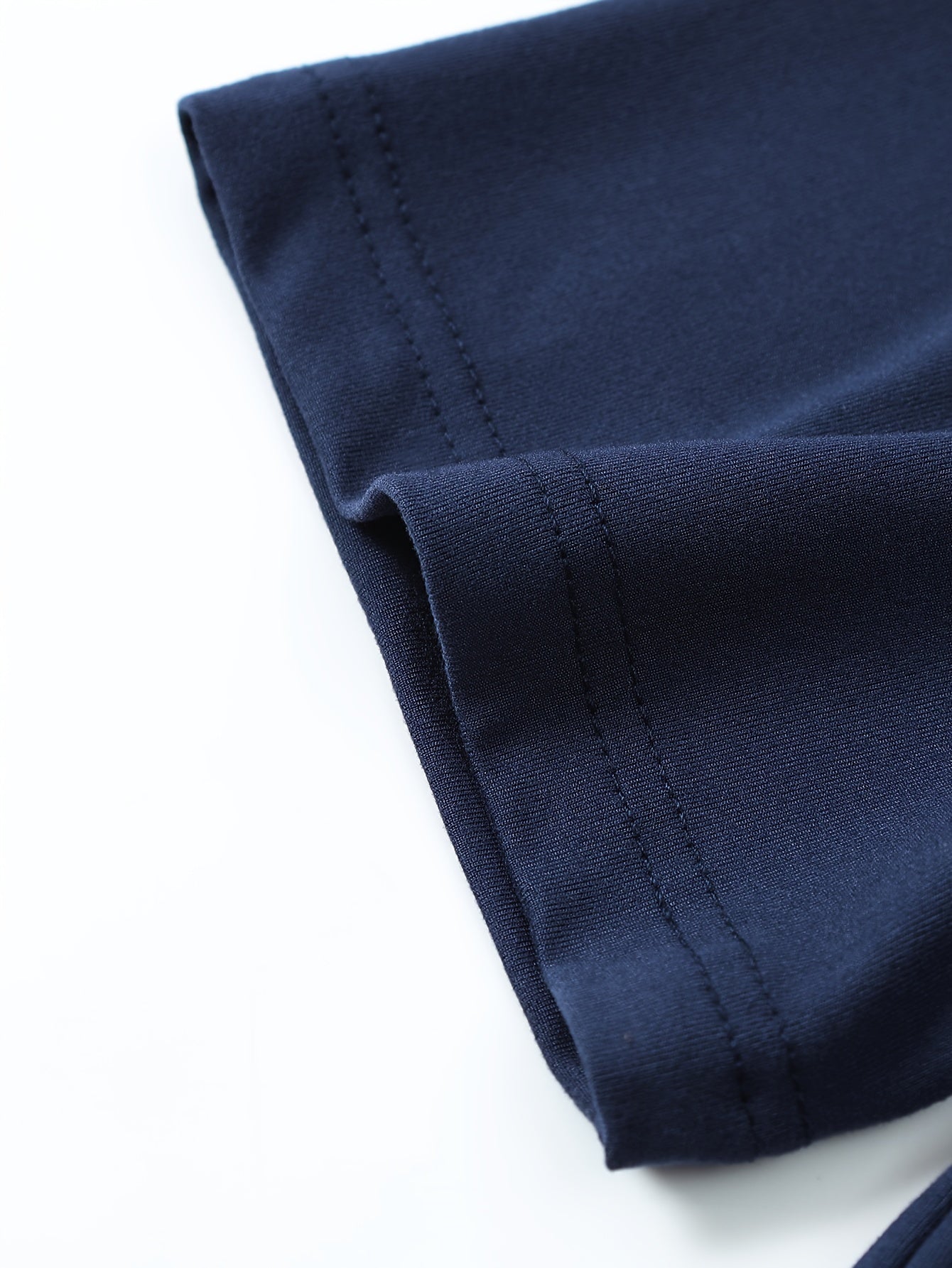 Camiseta de color sólido para adultos con cuello redondo y manga corta, mezcla de poliéster, para todas las estaciones, casual