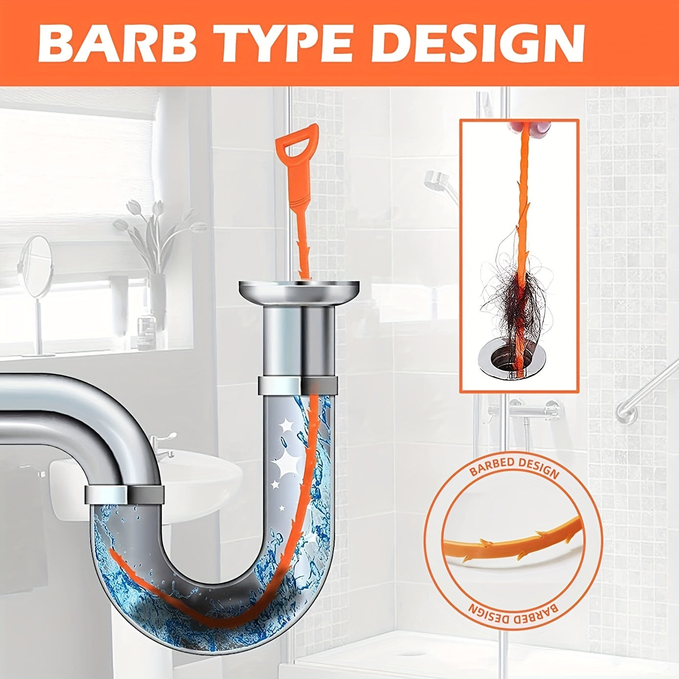 Тозалаш қўлланмаси, сочларни тўхтатувчи, душ, ёпиқ сув тўппаси, ванна, соч тозалагич